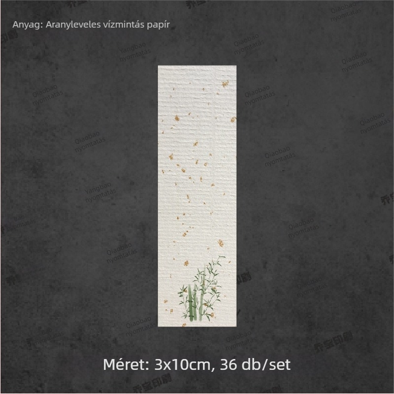 Üres önszalagos címke kézírásos kalligráfiával, vízmintás dizájnnal, retro táj motívumokkal — szilva, orchidea, bambusz és krizantéma tinta-stílusban