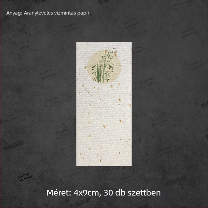 Üres önszalagos címke kézírásos kalligráfiával, vízmintás dizájnnal, retro táj motívumokkal — szilva, orchidea, bambusz és krizantéma tinta-stílusban