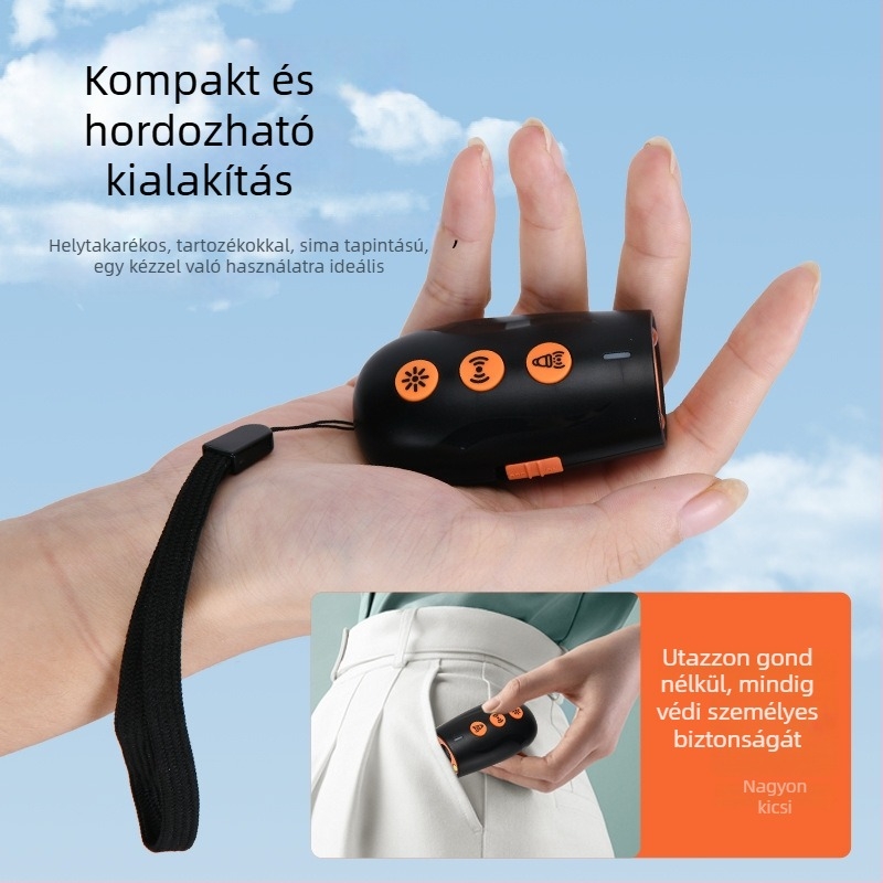 Ultrahangos kutya ugatás megállító, hordozható kézi edzőeszköz, műanyag, márka Pabi, univerzálisan kompatibilis