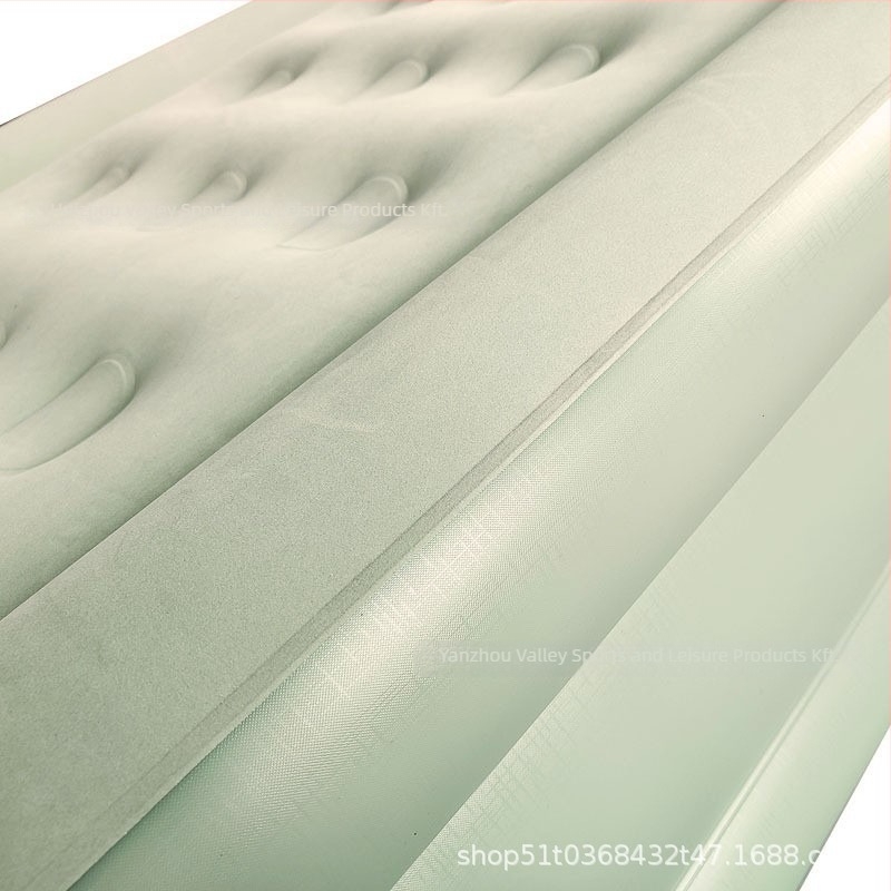 Felfújható ágy flockolt felülettel, PVC anyag, beépített elektromos pumpa, maximális teherbírás 300 kg, tömeg 5 kg