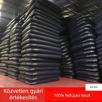 Kétszemélyes felfújható matrac otthoni használatra, vastag padlómatrac, kempingezéshez kültéren