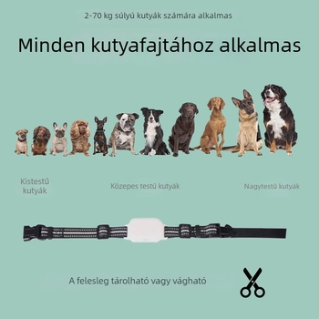 Távirányítású kutya-edző eszköz elektromos sokk, rezgés és ultrahangos ugatásmegállítóval, nagy- és kisméretű kutyák számára, többfunkciós nyakörv