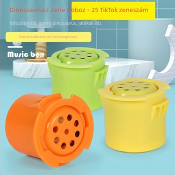 Ragdoll plüss baba dinó hangmodullal és zenei dobozzal