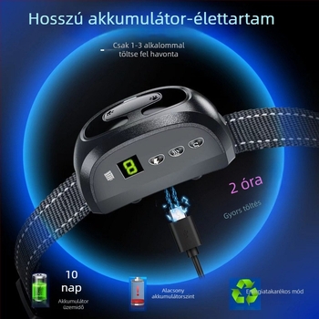 Macska ugatás elleni nyakörv, automatikus, intelligens, nem ártalmas, poliészter