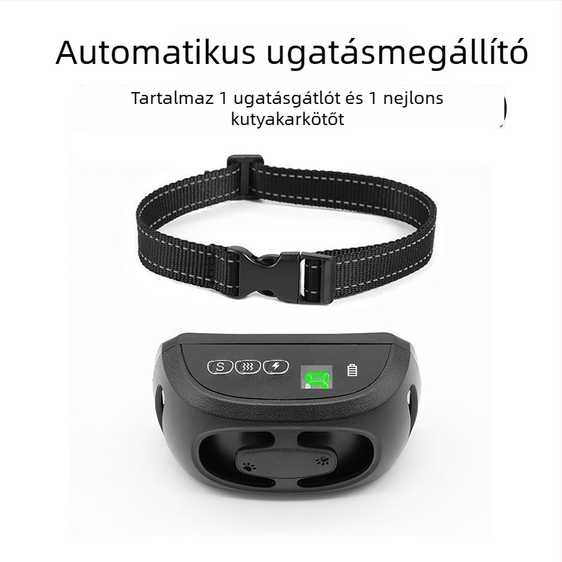 Macska ugatás elleni nyakörv, automatikus, intelligens, nem ártalmas, poliészter