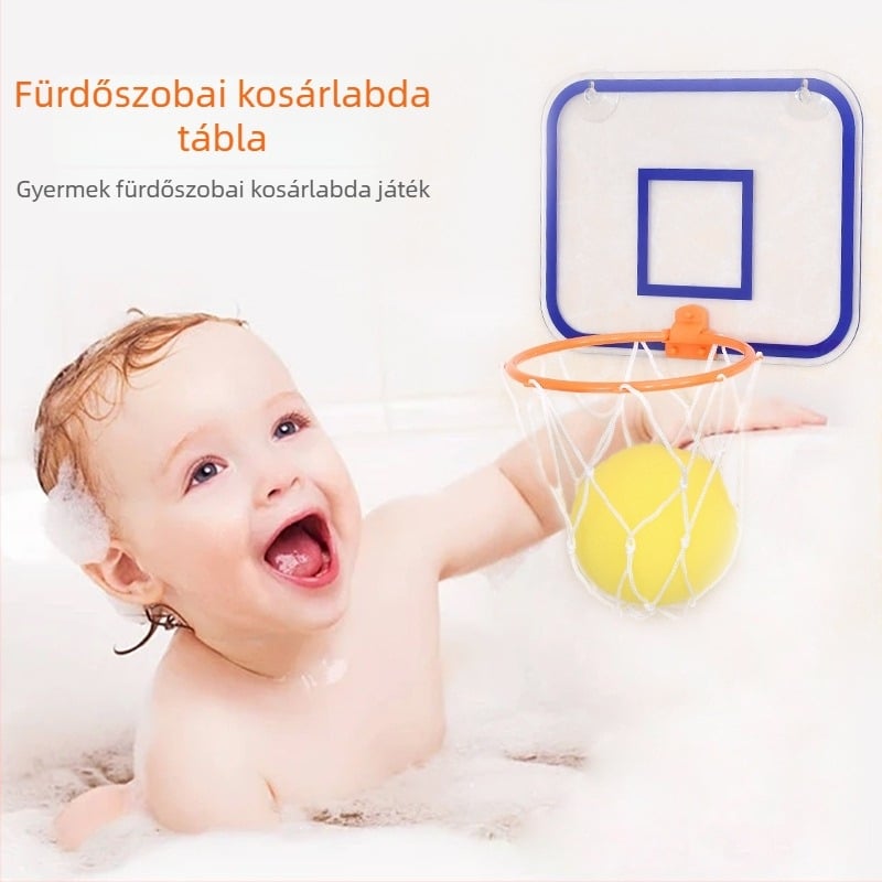 Junye Gyermekek számára átlátszó fürdőszobai kosárlabda tábla, fúrás nélkül, 110 g, testreszabás elérhető