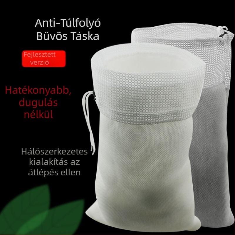 Poliészter akvárium szűrőtasak, nagy sűrűségű szivacs szűrőanyaggal, 300 darabos csomag