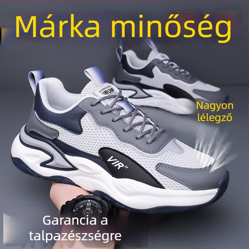 Trail futócipők, uniszex, hálófelső rész, gumitalp, könnyű, lélegző