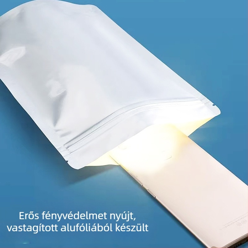 Alumíniumfóliás önzáró tasak nedvességálló, álló tasak záróval Goji bogyókhoz