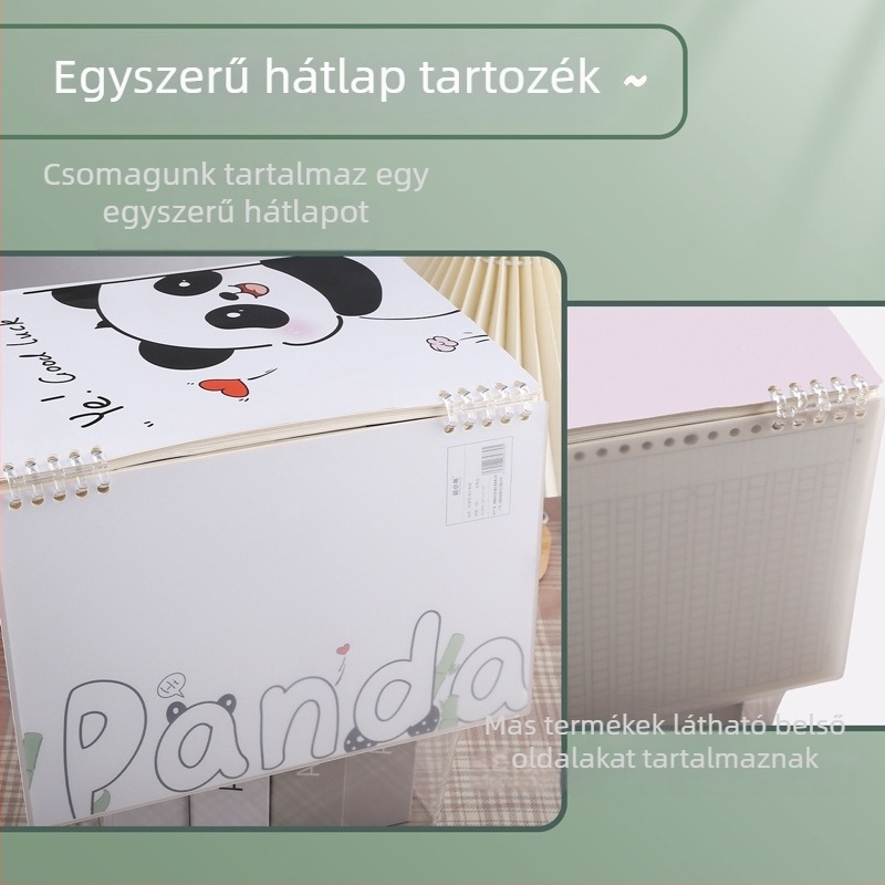 Munkafüzet Cute little year, leválasztható lapokkal, dupla offset papír, 80 g papír
