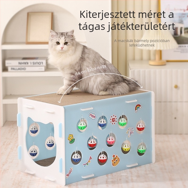 MAIZAI macskafészek - karmok élezésére, pihenésre és játékra; műanyag