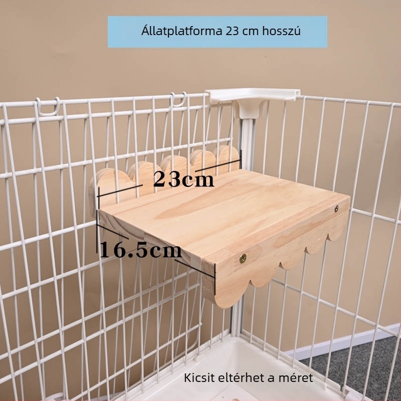 Kisállat-fészek, fából készült, nem importált