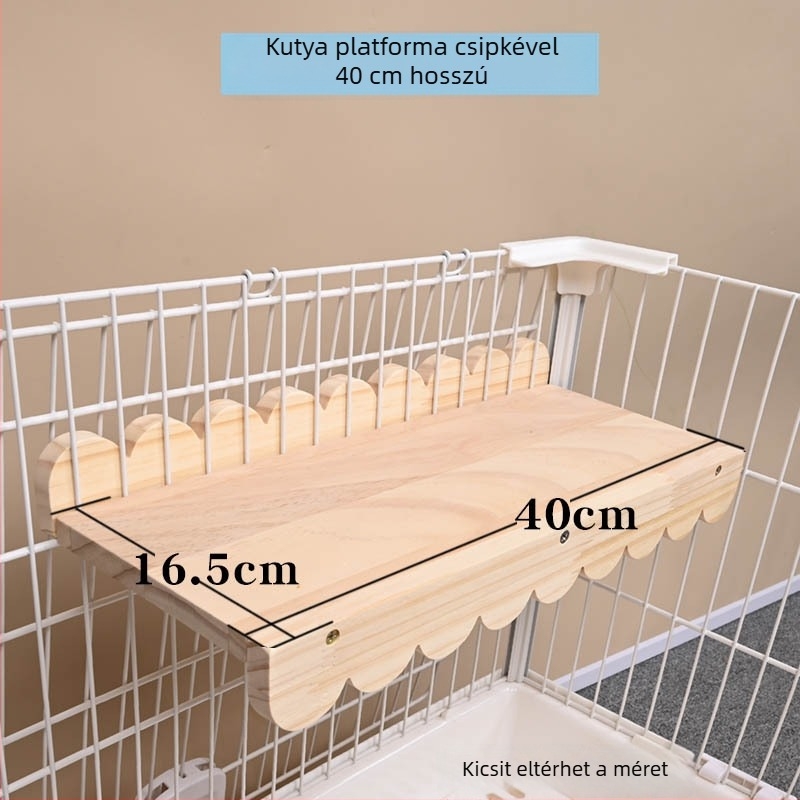 Kisállat-fészek, fából készült, nem importált
