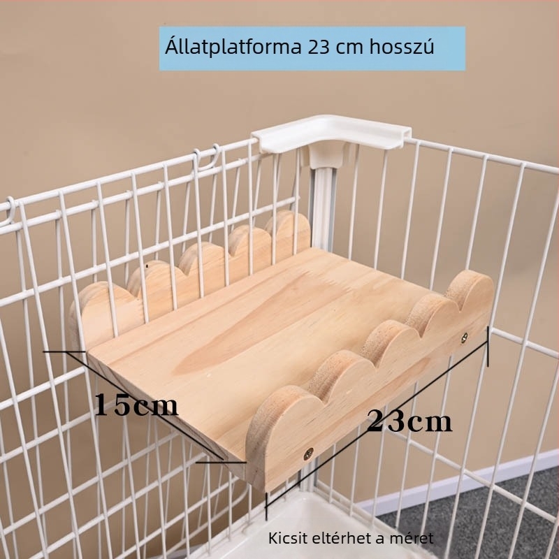 Kisállat-fészek, fából készült, nem importált