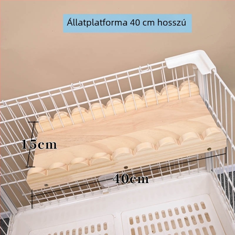 Kisállat-fészek, fából készült, nem importált