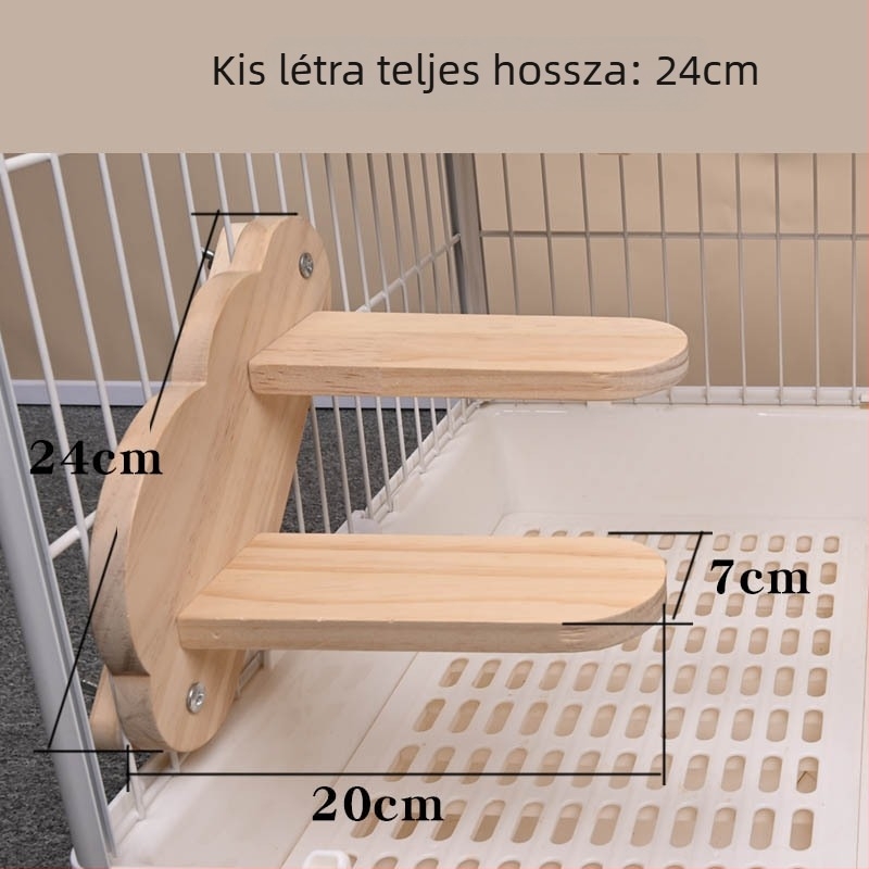 Kisállat-fészek, fából készült, nem importált