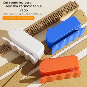 Macska karmoló tábla vágó – DIY karton játékeszköz, ABS anyag, egyszerű stílus