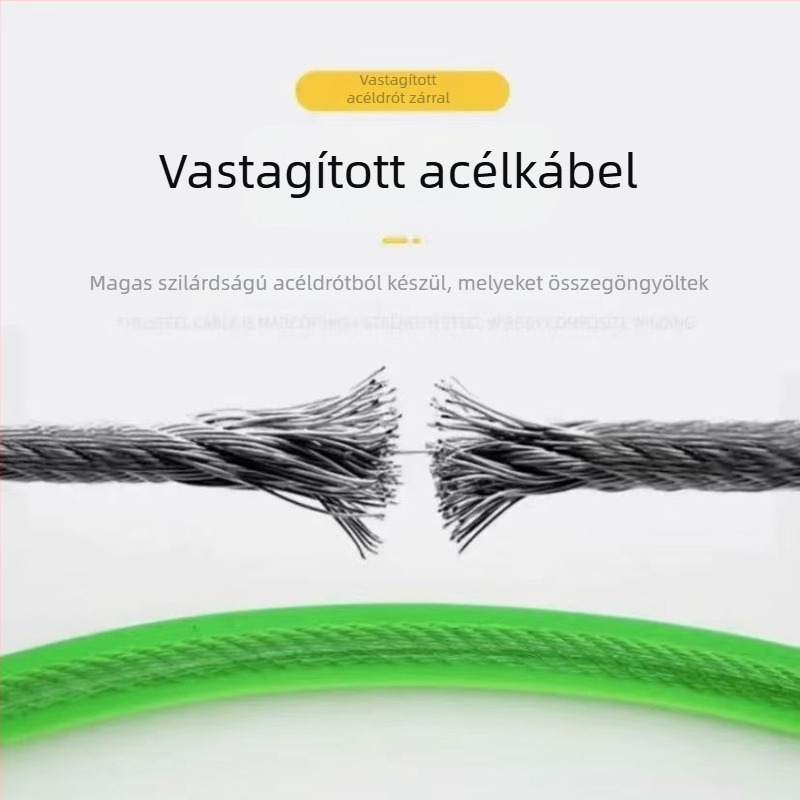 Hordozható acélhuzalos zárlánc kerékpárokhoz és elektromos járművekhez, kör alakú zár, modell 2010, tömeg 340 g