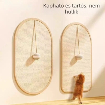 Macskapiszkáló tábla, kopásálló, szakadásmentes, falhoz szerelt függőleges védelem a kanapé és az ágynál, anti-karcolás matrac és macska karmok reszelő játék
