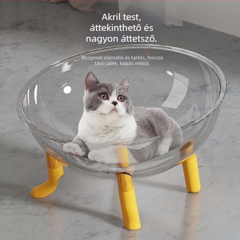 Műanyag macskafészek — macskák számára, promóciós ajándék