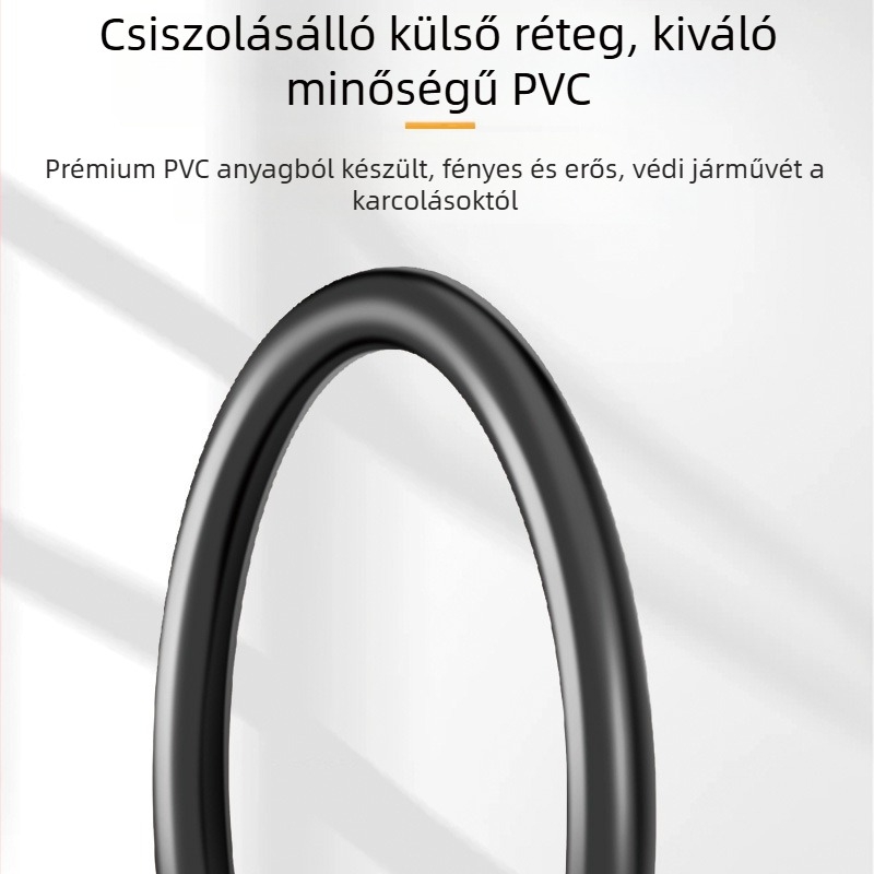 Key Ma 65 Leather Ring Lock – acélkábeles kerékpárzár ABS fejjel, PVC+acélkábel; alkalmas kerékpárokra, motorkerékpárokra és elektromos járművekre