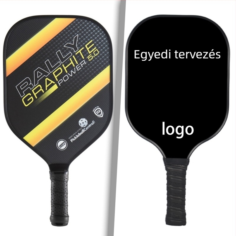Pickleball ütő szénszálas kerettel, súly 95–100 g, fogantyú vastagsága G5, ütőtípus: oldalsó ütés, kezdőknek és középhaladóknak.