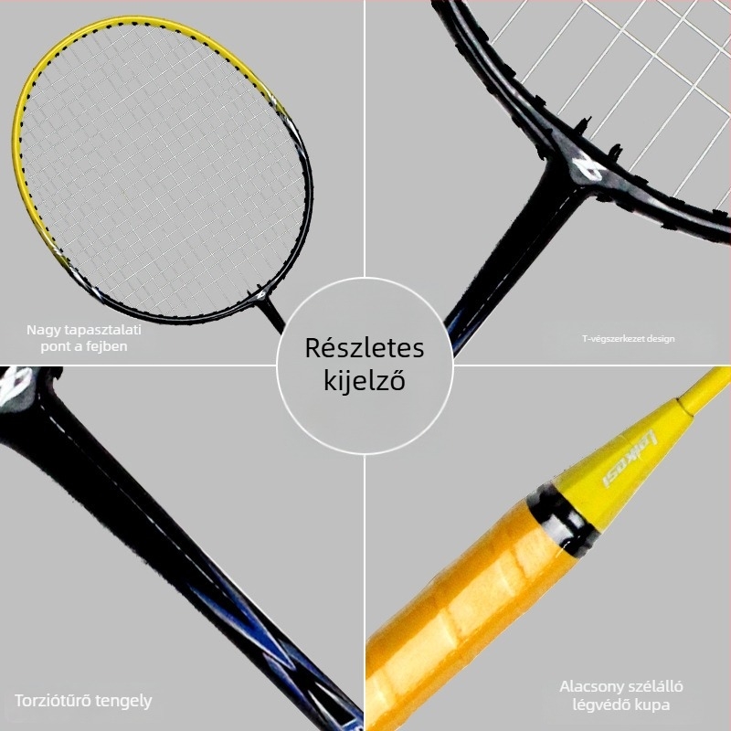 Rex tollasütő – vasötvözet keret, tömege 95–100 g, oldalsó ütő kialakítás, kezdők és juniorok számára