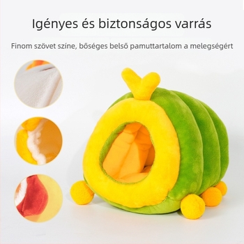 Hörcsög pamutfészek, pamutgolyó és meleg rejtek télre
