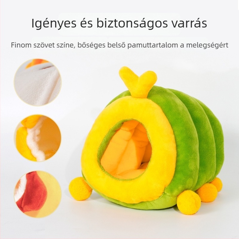 Hörcsög pamutfészek, pamutgolyó és meleg rejtek télre