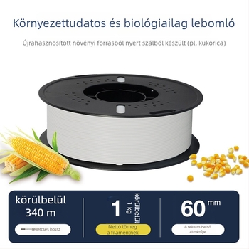 CZ PLA filament 3D nyomtatáshoz, 1,2 kg, 300 m hossz, PLA anyag, alkalmas 3D nyomtatókhoz