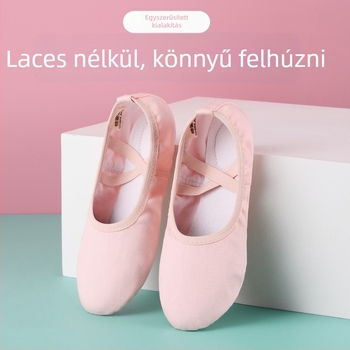 Balett tánc cipő – vászon felsőrész, kompozit talp, lélegző, uniszex felnőtteknek