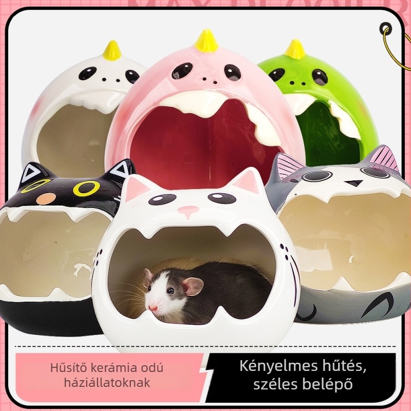 Hamster kerámiás hűtő odú kisállatok számára