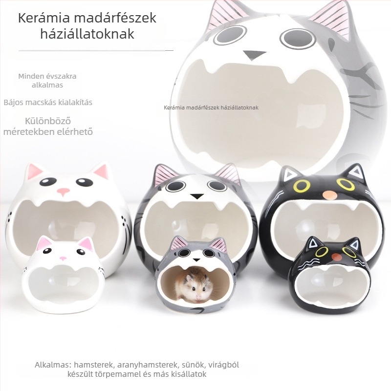 Hamster kerámiás hűtő odú kisállatok számára