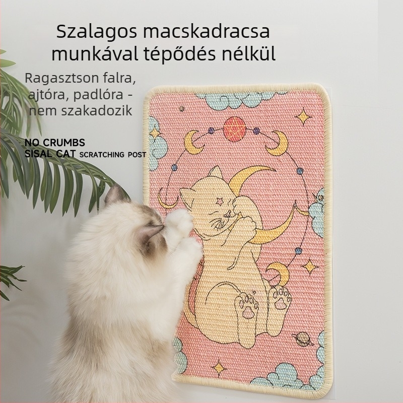 Cat Butler Szizál Kaparó Pad — Falra Szerelhető Kaparó Deszka Kanapé Védelemhez, Kopásálló, Cuki Stílus