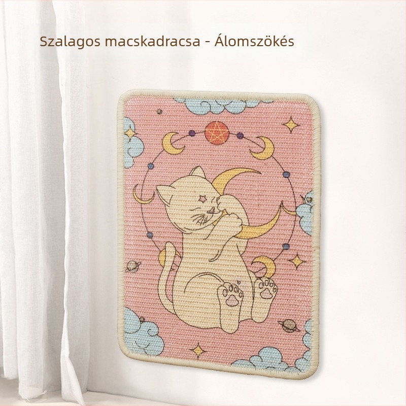 Cat Butler Szizál Kaparó Pad — Falra Szerelhető Kaparó Deszka Kanapé Védelemhez, Kopásálló, Cuki Stílus