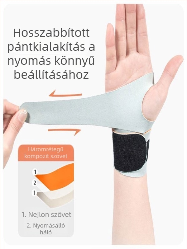 Csuklóvédő – könnyű, légáteresztő támogatás sporthoz és fitneszhez