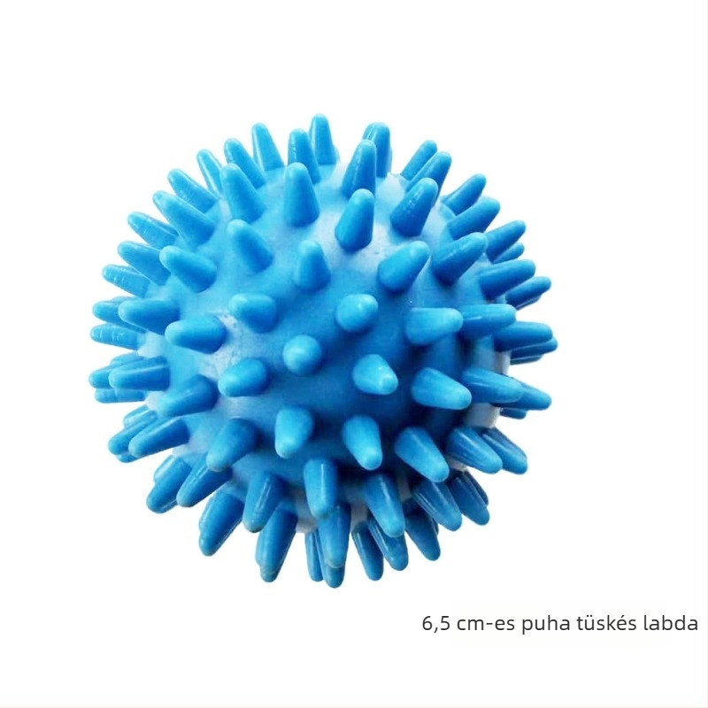 6,5 cm puha tüskés masszázsgolyó, szenzoros tüskés golyó, kéz fogásának rehabilitációs golyója, fascia golyó, jóga golyó, fitnesz golyó, tüskés gömb