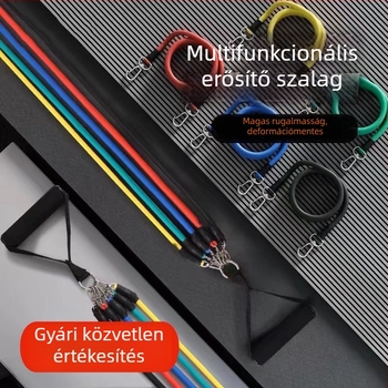 Multifunkcionális ellenállás kötél – TPR anyag, szabályos feszítés, teljes test edzés, minden korosztály számára