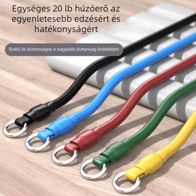 Multifunkcionális ellenállás kötél – TPR anyag, szabályos feszítés, teljes test edzés, minden korosztály számára
