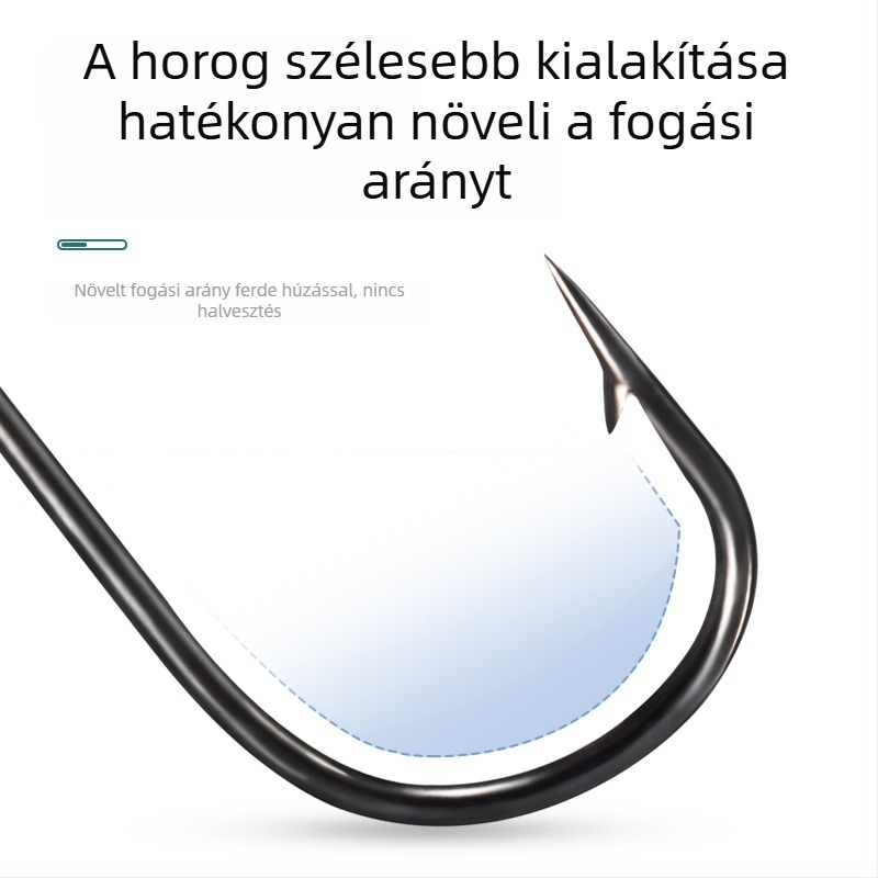 50 db megerősített ólomfejű horgok műcsalikhoz és puha csalikhoz