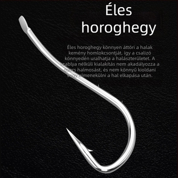 Hua Mu márkájú szúrós horog, általános horog, 50 darabos csomag, privát címke elérhető