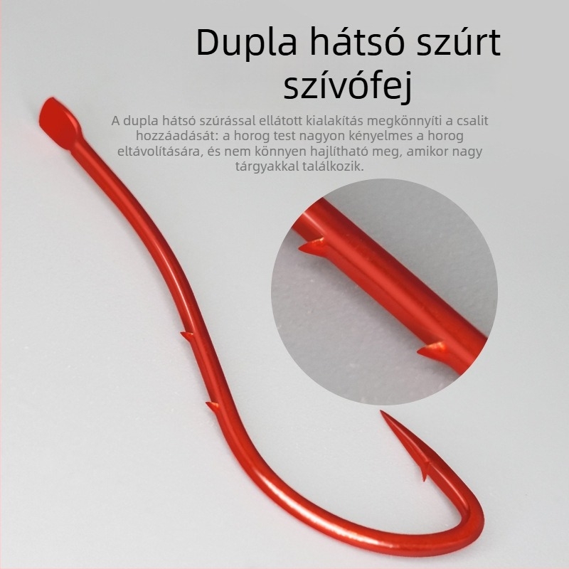 Hua Mu márkájú szúrós horog, általános horog, 50 darabos csomag, privát címke elérhető