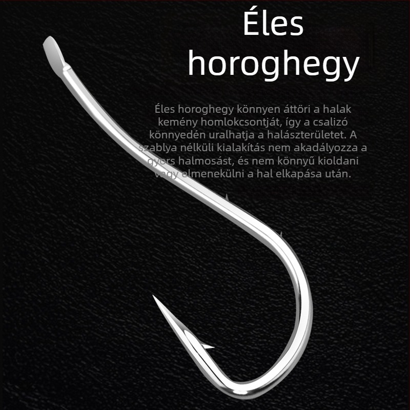 Hua Mu márkájú szúrós horog, általános horog, 50 darabos csomag, privát címke elérhető