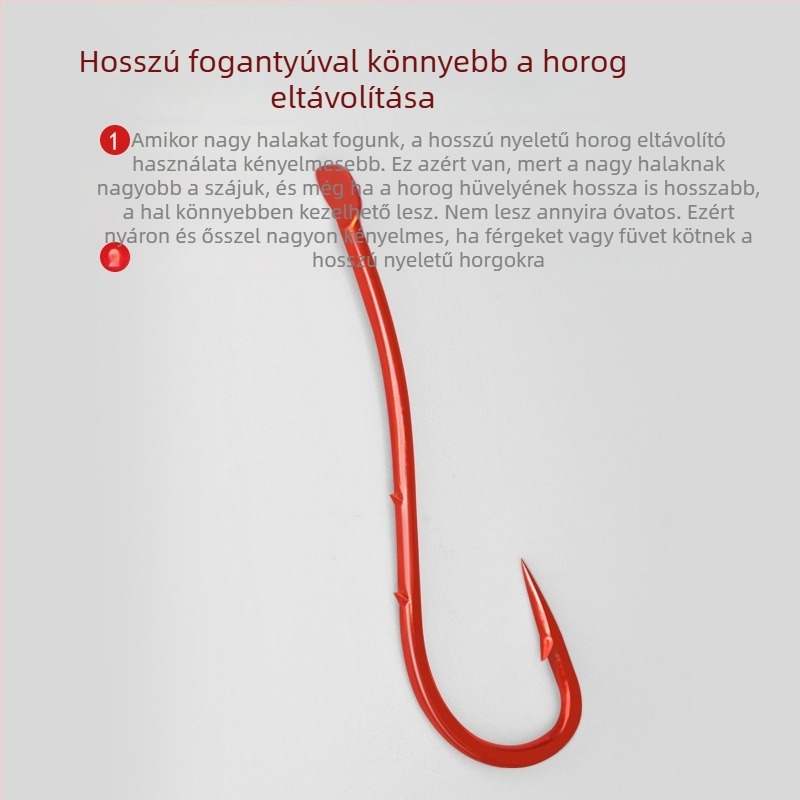 Hua Mu márkájú szúrós horog, általános horog, 50 darabos csomag, privát címke elérhető
