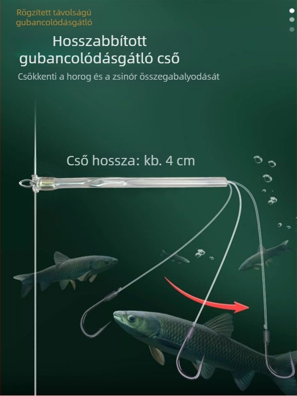 Új anti-csomózás damilos horgász készlet, horgászatához