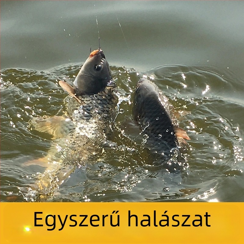 Barbás horgászhorog folyóvízi horgászatra, méretek 18#–3/0#, csomag 10000 darab