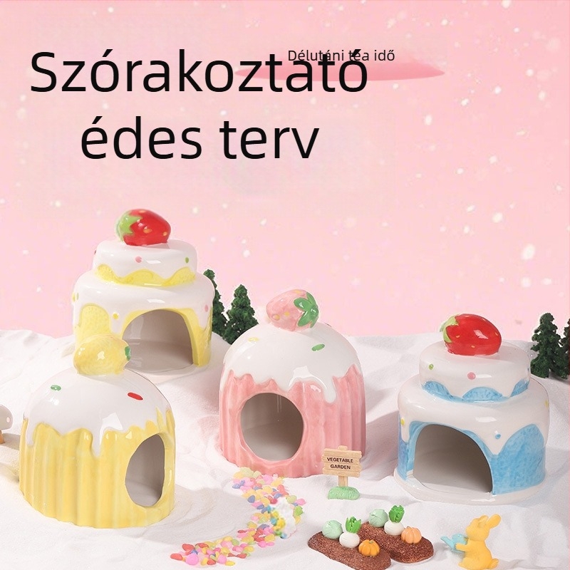 Hörcsög kerámiafészek nyári hűtéshez (Anyag: kerámia; Márka: Weibi; Alkalmazható: Hörcsög; Szezon: Általános)