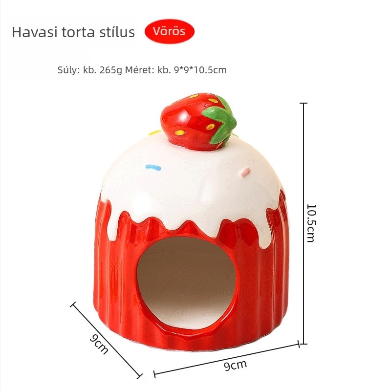 Hörcsög kerámiafészek nyári hűtéshez (Anyag: kerámia; Márka: Weibi; Alkalmazható: Hörcsög; Szezon: Általános)