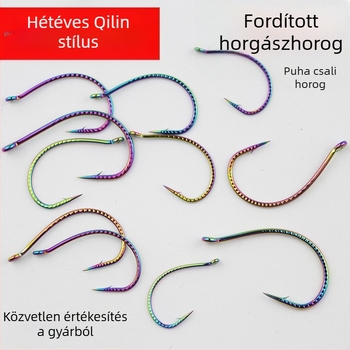Szívós horog folyóhoz lágy csalival — Guoleduo 8003 megerősített