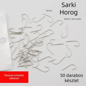 Guole tövises horgászhorog, 5 darabos készlet, 1000 db, folyami horgászatához